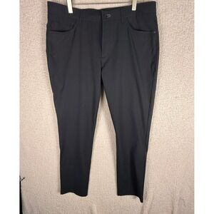 Public Rec Dealmaker Gray Lightweight Stretch Black Casual Office Size 34x32